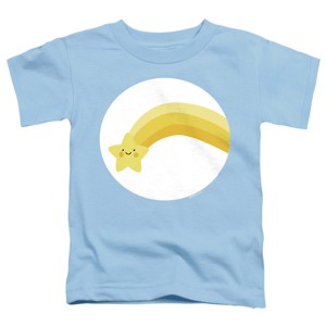 Toddler Boys' Care Bears Unlock The Magic Wish Bear Belly T-Shirt, Light Blue, 3T - 1 of 4