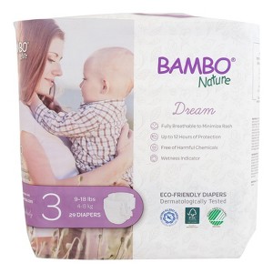 Bambo Nature - Diapers Size 3 - Case of 6 - 29 Per Case - 1 of 2