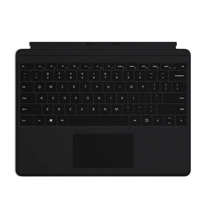 Microsoft Surface Pro X Keyboard Black Alcantara - Wireless Connectivity - Large glass trackpad - Performs like a full, traditional laptop