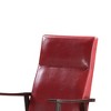 38" Raina Active Sitting Chair Red/Espresso Finish - Acme Furniture: Faux Leather, Rocker Rails, Comfort Cushion - image 2 of 4