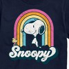 Men's - Peanuts - Snoopy Rainbow Clouds Short Sleeve Graphic T-Shirt - 2 of 4