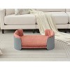 Cesicia Scandinavian style Cat Couch Bed, Elevated Cat Beds with Removable Mattress Cover, for Kitty, Puppy or Small Animal - 2 of 4