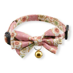 Necoichi Hanami Bow Tie Cat Collar - 1 of 4