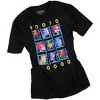 Seven Times Six Sonic The Hedgehog Boy's Pixel Character Grid Video Game T-Shirt Black - image 3 of 3