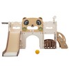 Infurnic Baby Activity Gyms 9-in-1 Panda Large Set Slide for 3-6 Years Old, Indoor Kids Playground, Multicolored, 83.07"*63"*39.57" - 4 of 4