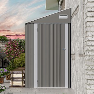 Gulches Optional two-color storage shed, single hinge door, solid structural design, good ventilation, surface with protective film - 1 of 4