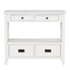 NicBex Farmhouse Console Table with Storage,Wood Entryway Table with 4 Drawers & 1 Open Shelf,Sofa Table for Entryway,Living Room,Kitchen - 4 of 4