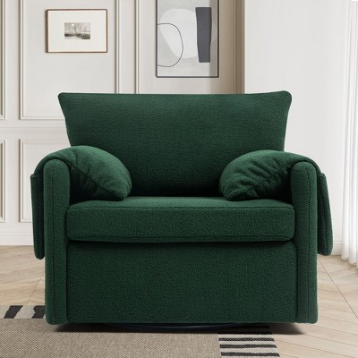NicBex Modern Swivel Accent Chair Oversized Armchair Comfy Chair Single Sofa Chair Lounge Chair for Living Room, Reading Room