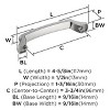 Amerock Bellamy Pull for Cabinets, Drawers, and Furniture - 4 of 4