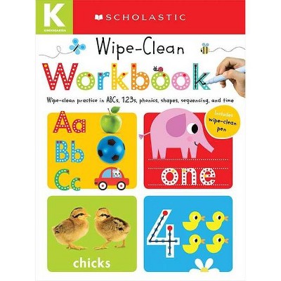 Write And Wipe Abc 123 ( Scholastic Early Learners) (mixed Media Product)  By Scholastic Inc. : Target