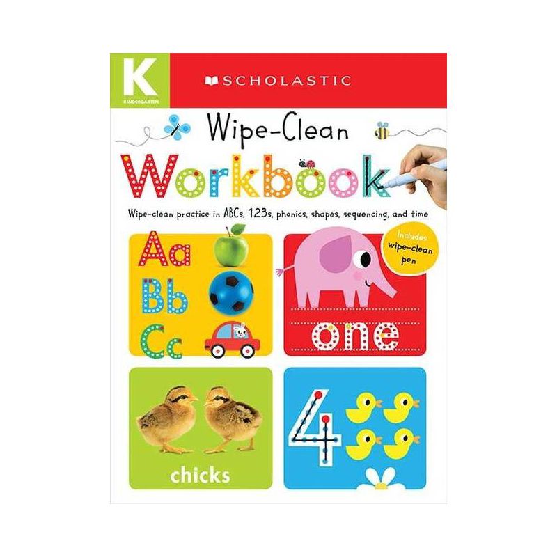 Wipe Clean Workbooks, Kindergarten ( Scholastic Early Learners) (Paperback) by   Scholastic Inc., 1 of 2