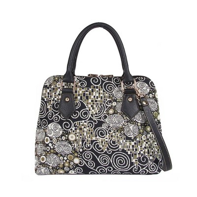 Signare USA Gustav Klimt The Kiss Convertible Top Handle Handbag