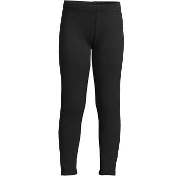 Lands' End Kids High Waisted Active Flare Leggings - Small