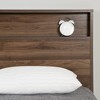 South Shore Queen Musano Headboard Natural Walnut: 5-Year Warranty, Laminated Particle Board, Storage Compartment - image 4 of 4