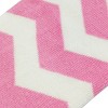 Wrapables Colorful Baby & Toddler Leg Warmers 1, Chevron Pink and White - 2 of 2
