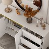 Famapy Sideboard Cabinet  Dresser Cabinet Buffet Sideboard Chest - 2 of 4