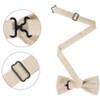 INSPIRE CHIC Men's Jacquard Adjustable Strap Pre-tied Bow Ties for Elegant Wedding - 2 of 4