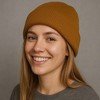 Anna-Kaci Women's Satin Lined Knit Beanie Hat with Folded Cuff for Hair Protection - 2 of 4