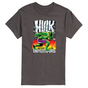 Men's - Marvel - Hulk Battles the Inhumans Short Sleeve Graphic T-Shirt - 1 of 4