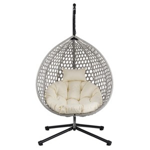 TIRAMISUBEST Versatile Hanging Egg Chair for Indoor and Outdoor Use - 1 of 4