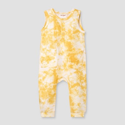 Image of Baby Tie-Dye Henley Romper - Cat & Jack™