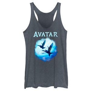 Women's Avatar: The Way of Water Great Leonopteryx Flight Logo Racerback Tank Top - 1 of 4