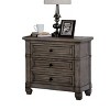 NicBex Nightstand with Drawers,Side Table with Wood Frame and Pulls,Modern Bedside Table for Bedroom,Living Room - 2 of 4