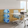 DOMETOUR Water Jug Rack for 5 Gallon, Heavy Duty Jug Bottle Holder, 3-Tier Stackable Water Dispenser Stand for Kitchen Living Room Room Office - 2 of 4