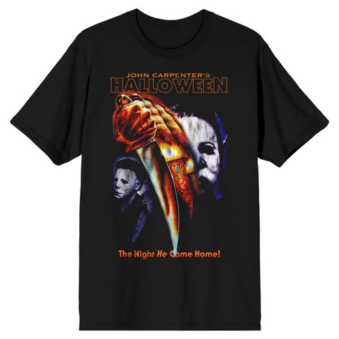 Michael Myers John Carpenters Halloween The Night He Came Home Shirt Unisex T-Shirt White M