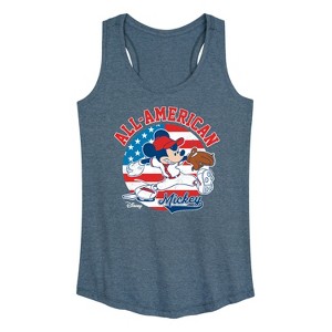 Women's - Disney - Americana Graphic Racerback Tank - 1 of 4
