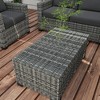 Resenkos  5 Pieces Patio Sectional Furniture Set, Outdoor Sectional Furniture, PE Rattan, - 4 of 4