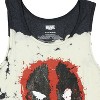 Seven Times Six Marvel Deadpool Men's Sleeveless T-Shirt Ink Splatter Tie-Dye Tank Top Multicolored - 3 of 3