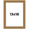 PosterPalooza | Sculpted Black Picture Frame - UV Acrylic, Foam Board Backing, Hanging Hardware - 2 of 4