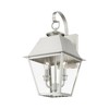 Livex Lighting Wentworth 2 - Light Wall Light in  Brushed Nickel - 3 of 4