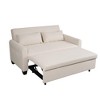 NicBex Convertible Sofa Bed Couch with Adjustable Back & Pillows,Oversized Upholstered Sleeper Sofa for Living Room,Bedroom - 4 of 4