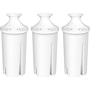 Fil-Fresh 3-Pack Water Filter Replacements for Brita Water Pitchers and Dispensers, Mercury, Copper, Zinc, BPA free, Lasts 2 Months or 40 Gallons - 1 of 4