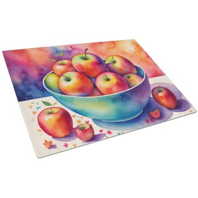 NEW Colorful Apples Glass Cutting Board Decorative Tempered Glass Kitchen Cutting and Serving Board Large Size Chopping Board