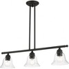 Livex Lighting Moreland 3 - Light Chandelier in  Black - 3 of 4