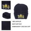 Minions Bob Kevin And Stuart Embroidery Acrylic Knit Standard Cuff Beanie - 2 of 4