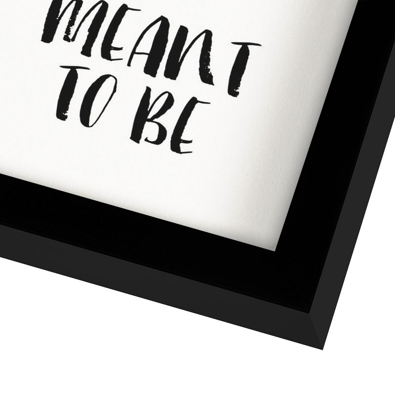 Americanflat Minimalist Motivational Meant To Be' By Motivated Type Shadow Box Framed Wall Art Home Decor, 5 of 10