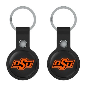 NCAA Big 12 Universities Insignia Black Airtag Holder 2-Pack - 1 of 4