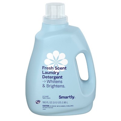 Fresh Scented Laundry Detergent - 100 fl oz - Smartly™