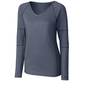 Cutter & Buck Ladies' L/S Victory V Neck Shirt - 1 of 2