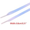 INSPIRE CHIC Flat Gradient Colored Shoelaces Cool Tie Dye Design Sneakers Shoe Laces 1 Pair - 3 of 4