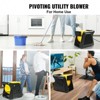 VEVOR Pivoting Utility Fan, 600 CFM High Velocity Floor Blower for Drying, Cooling, Ventilating, Exhausting, 300° Blowing Angle Air Mover - 3 of 4