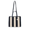 The Sak Women's Sable Boxy Tote, Black Stripe - 3 of 4