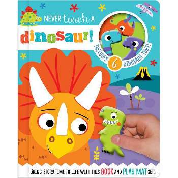 Read and Play Never Touch Dino -  (Read and Play) by Ltd.  Make Believe Ideas (Hardcover)