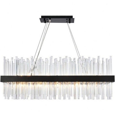 Elegant Lighting Dallas 20 - Light Chandelier in  Black
