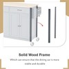 Dexmalle 54.3 Inch Width Kitchen Island Cart with 4 Door - 4 of 4