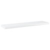 VidaXL Bookshelf Boards 8 pcs High Gloss White 15.7 in.x3.9 in.x0.6 in. Engineered Wood - 2 of 4